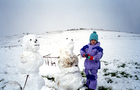 Playing in the Snow on Russian Ridge 2001